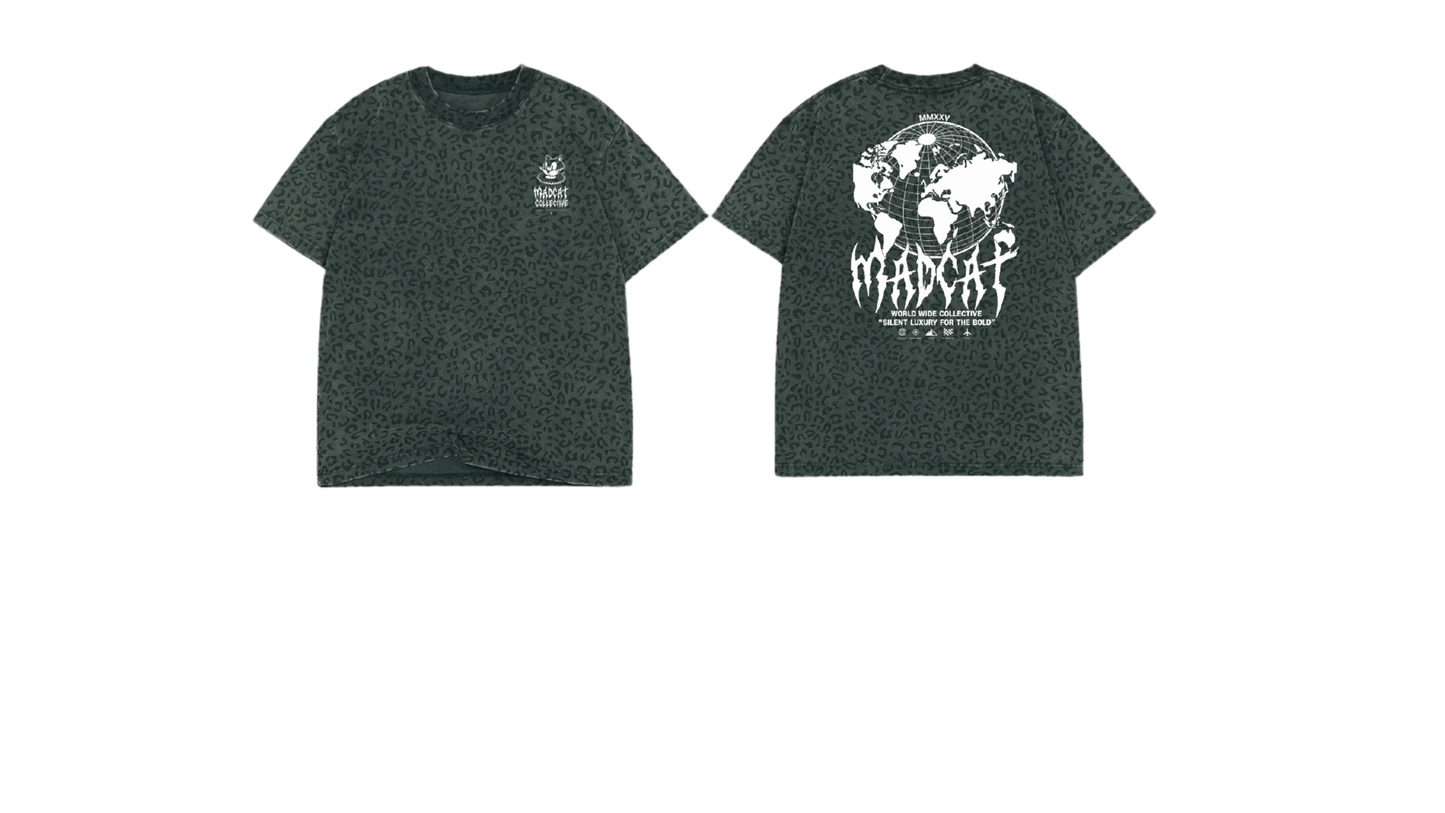 MC//C WORLDWIDE TEE LEOPARD