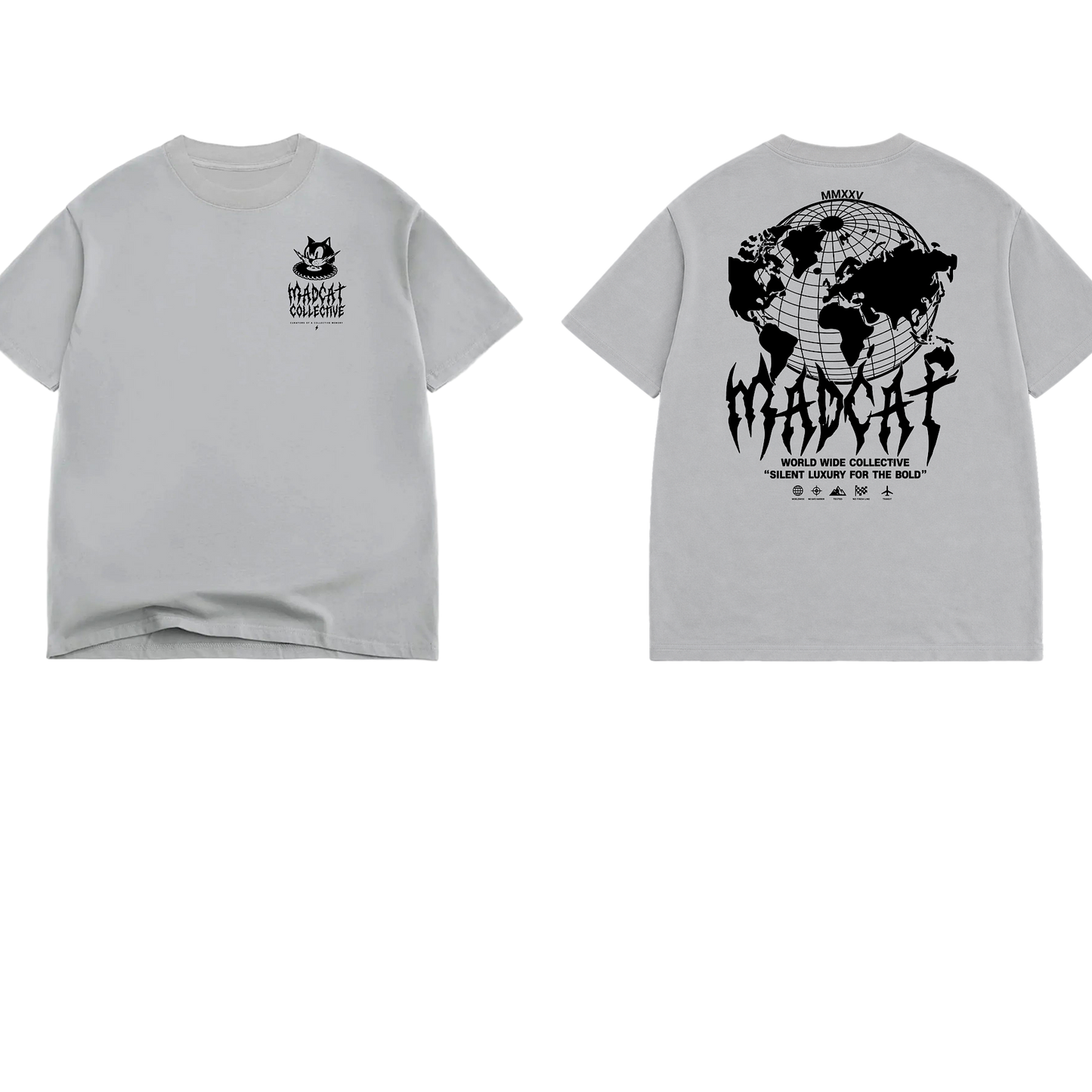 MC//C WORLDWIDE TEE GREY