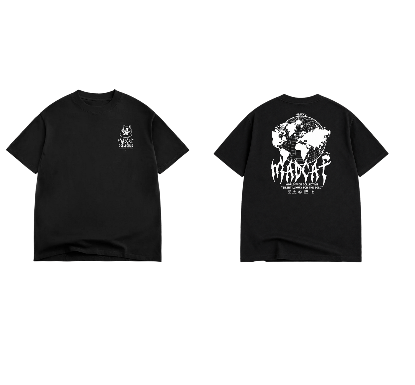 MC//C WORLDWIDE TEE BLACK